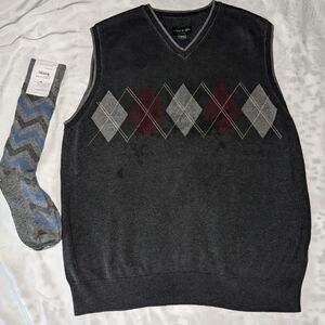 David Taylor Sweater + Socks